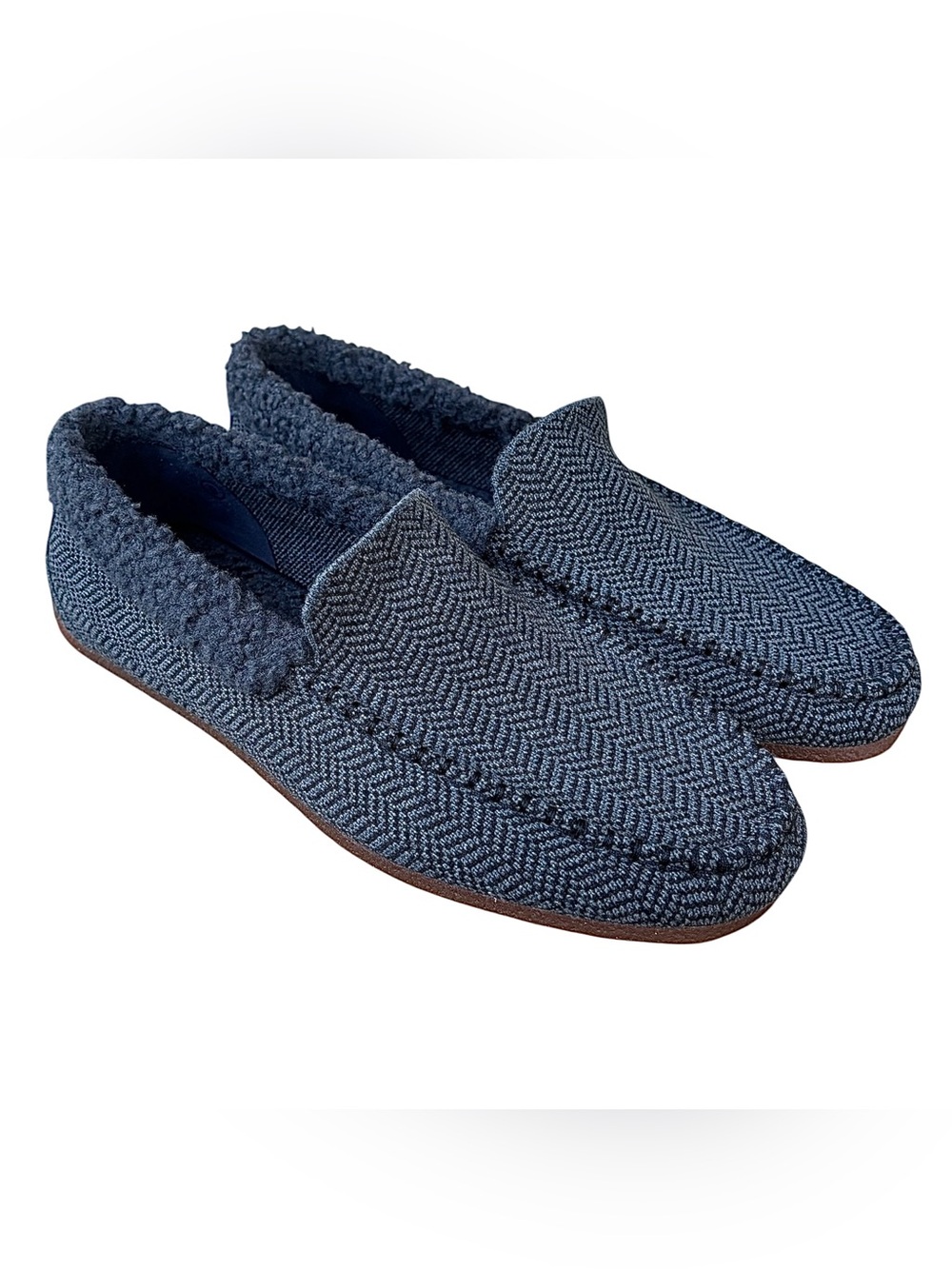 ROTHY’s “The Men’s Slipper” Grey Herringbone Slippers